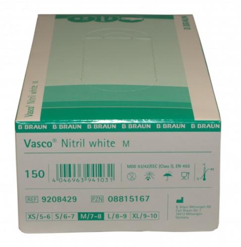 VASCO NITRIL Handschuhe GrM white 150 Stk 