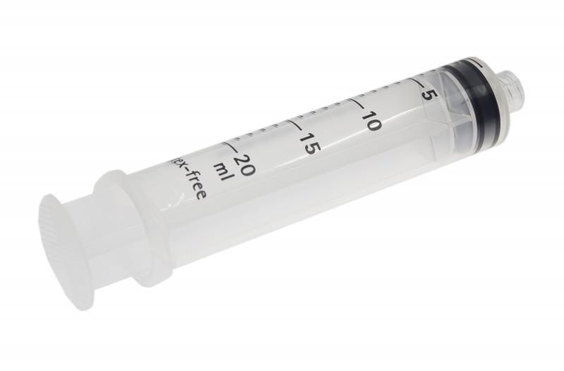 OMNIFIX Spritze Luer Lock 100 x 20 ml latexfrei 